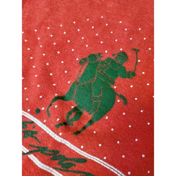 Vintage 1982 St. Nick's Polo Club Crewneck Parody Ugly Christmas Sweatshirt Sz S - Picture 12 of 12